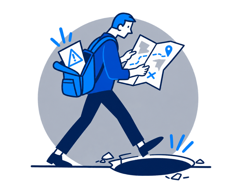 Objectives and risk are assessed separately.