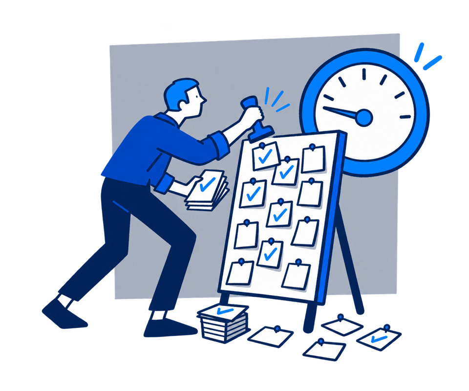 Key results become a task list.