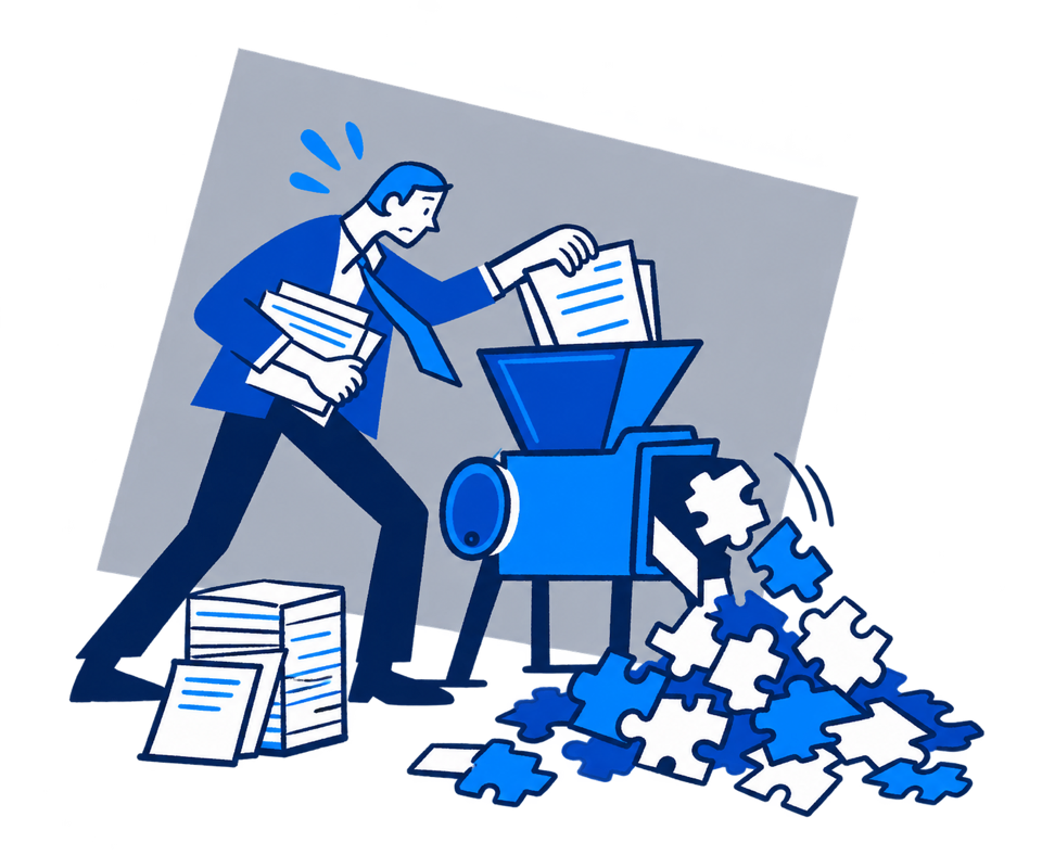 Reporting is rebuilt every time.