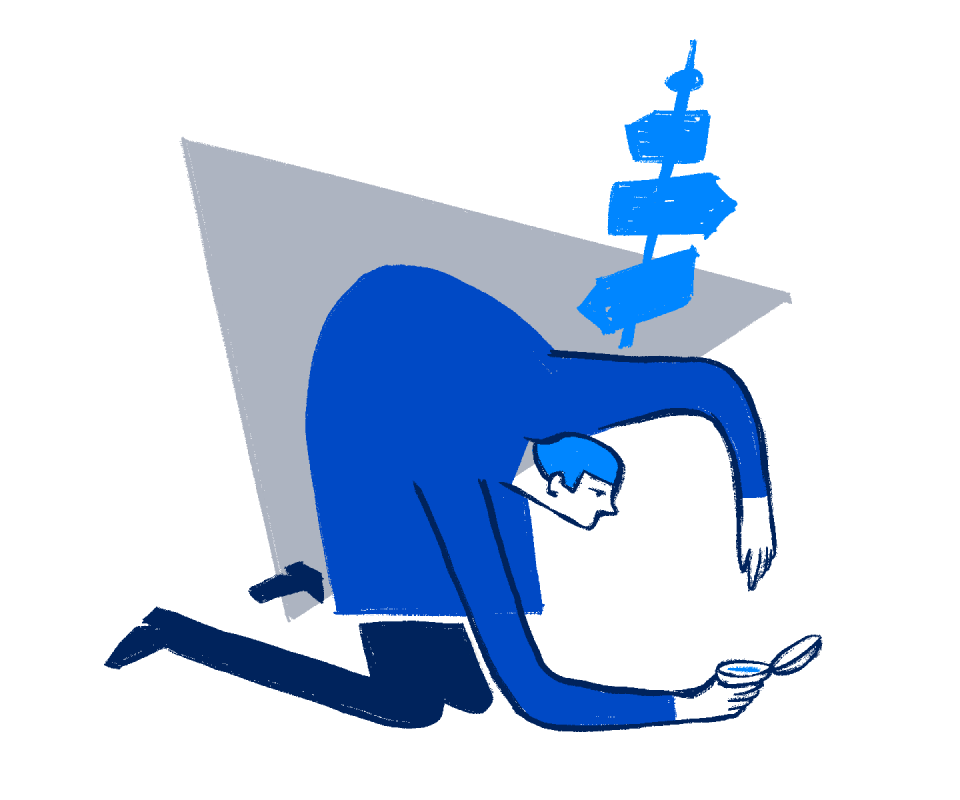 No direction, no commitment.