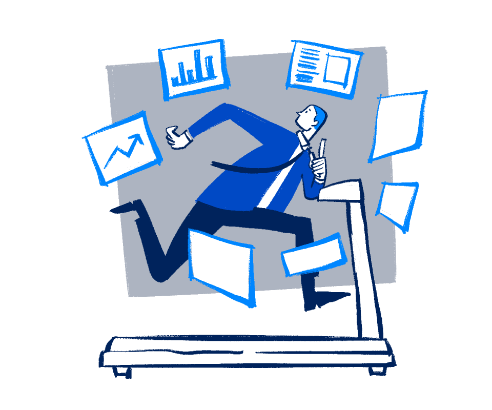 Busy, but off track.