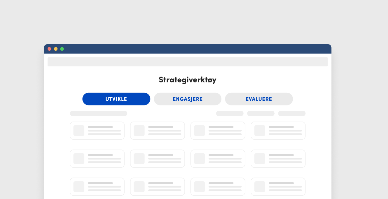 Tilpasset planlegging og posisjonering